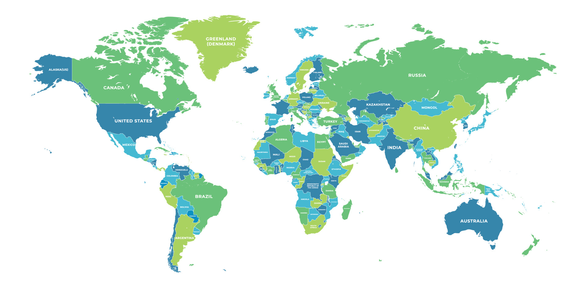 world map